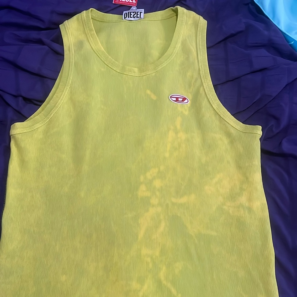 NWT diesel lime, splatter bleach tank